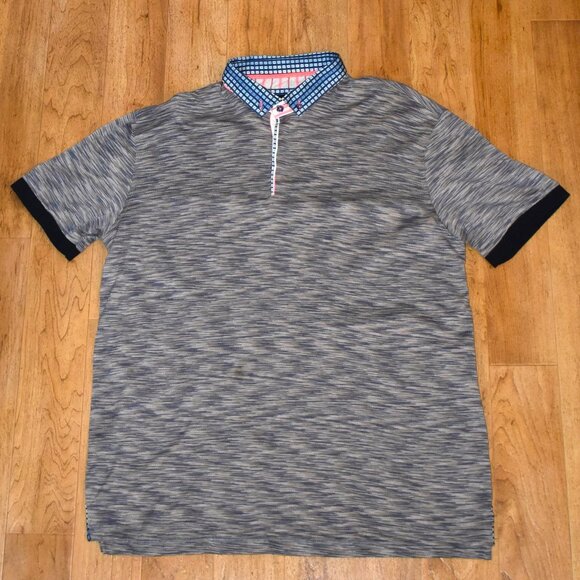 Maceoo Other - Maceoo Men's Mozart Vivid Grey Short Sleeve Polo Shirt 6/2XL